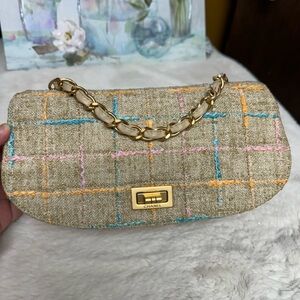 Chanel tweed bag